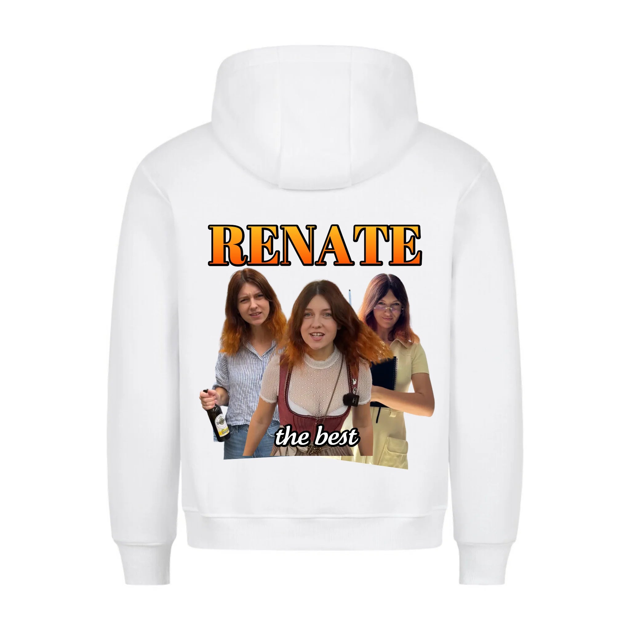 BEST GIRLFRIEND - Personalisierbarer Hoodie Backprint