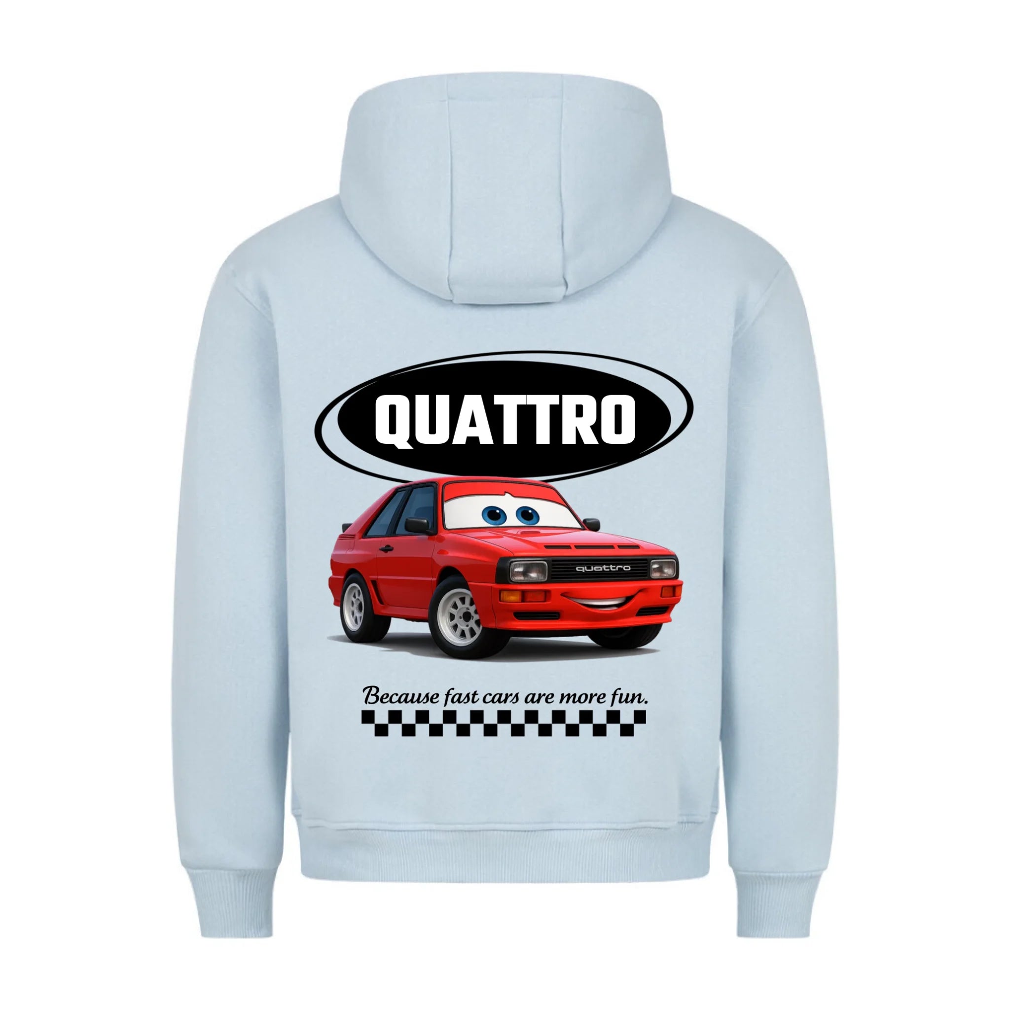 CAR COMIC - Personalisierbarer Hoodie Back