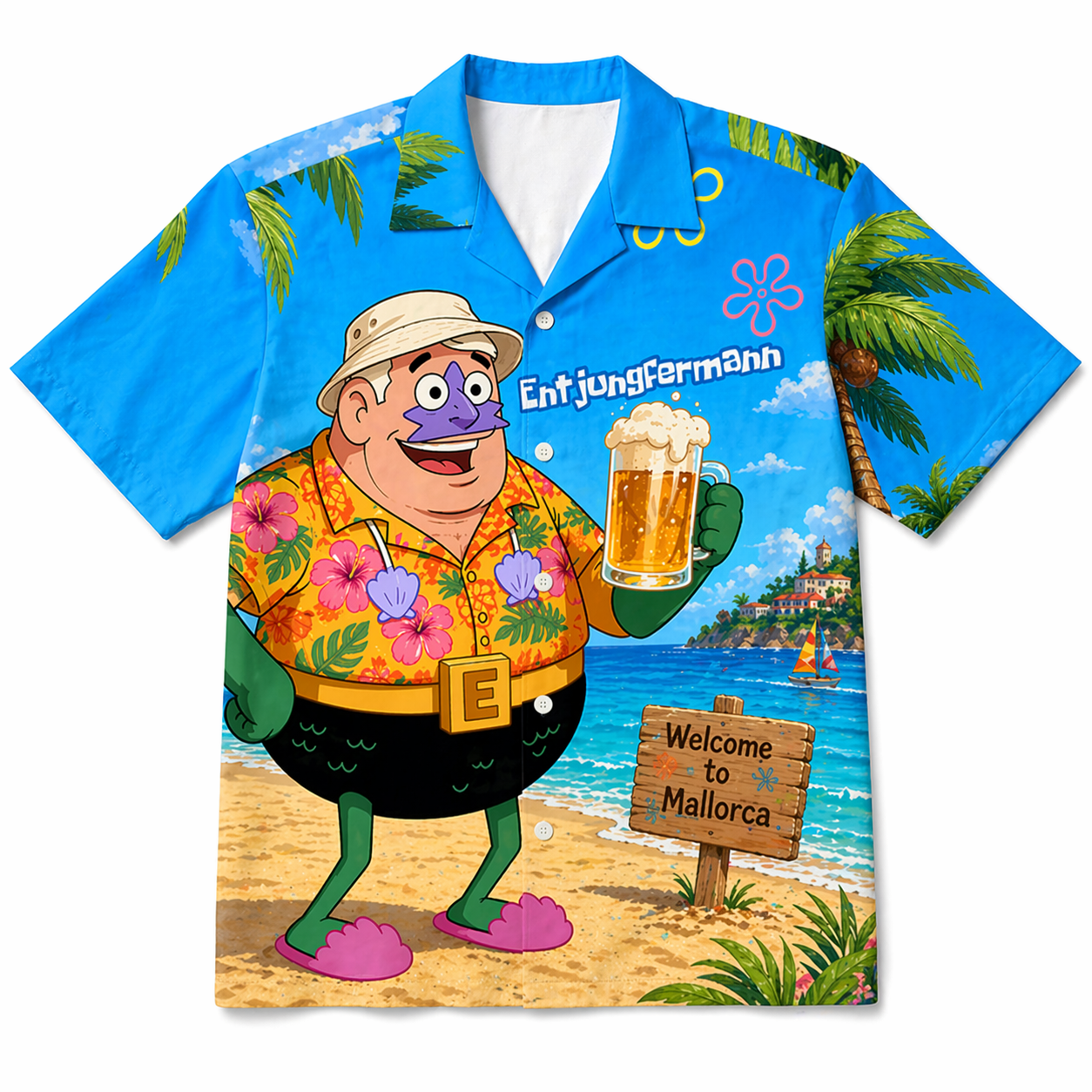 ENTJUNGFERMANN - Premium Hawaiihemd