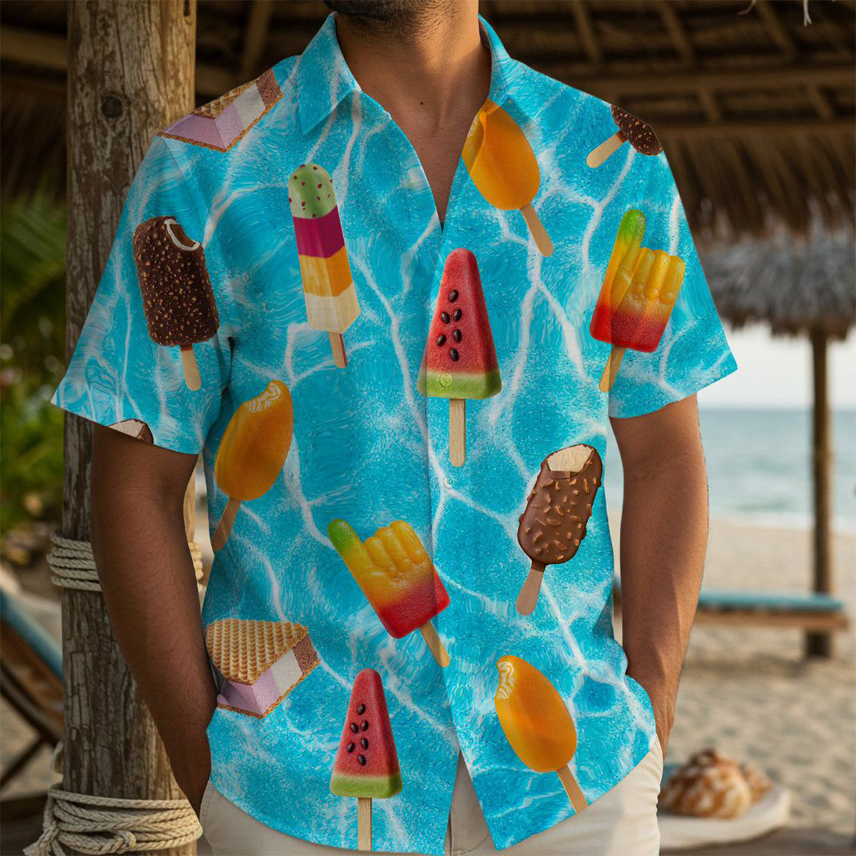 ICE CREAM - Hawaiihemd