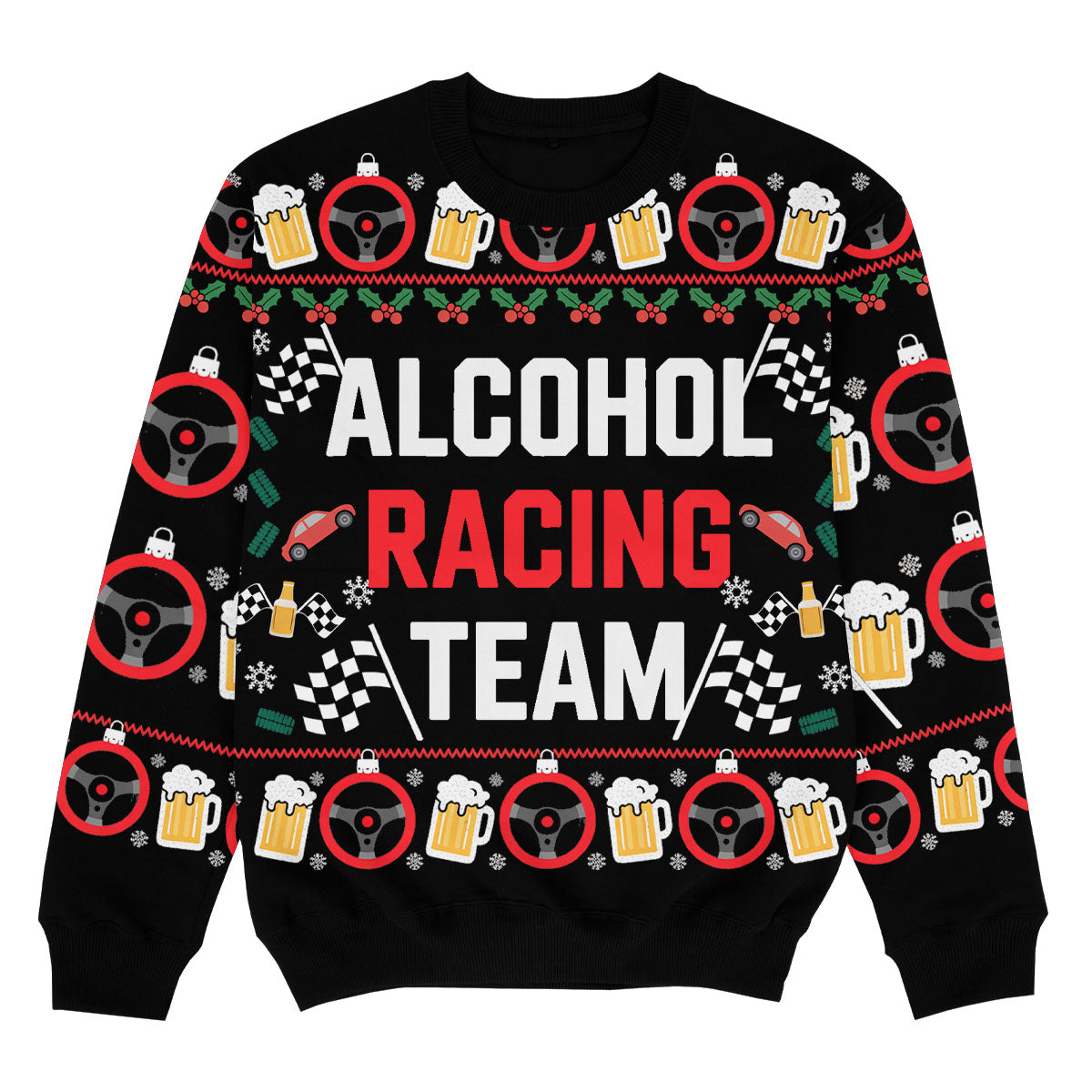 ALCOHOL RACING TEAM - Christmas Ugly Sweater