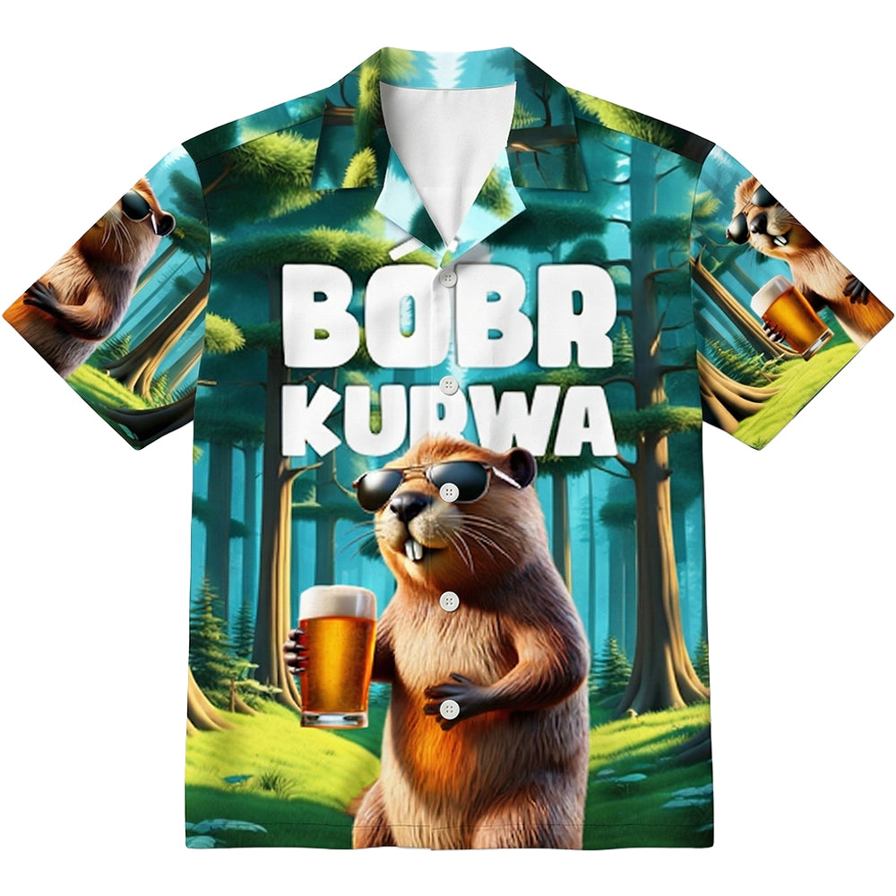 BOBR KURWA - Premium Hawaiihemd