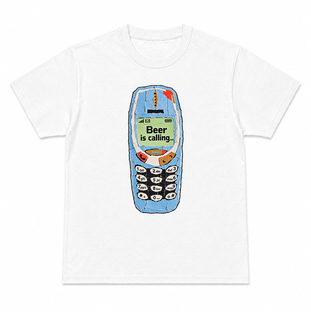 BEER IS CALLING - T-Shirt Premium Unisex