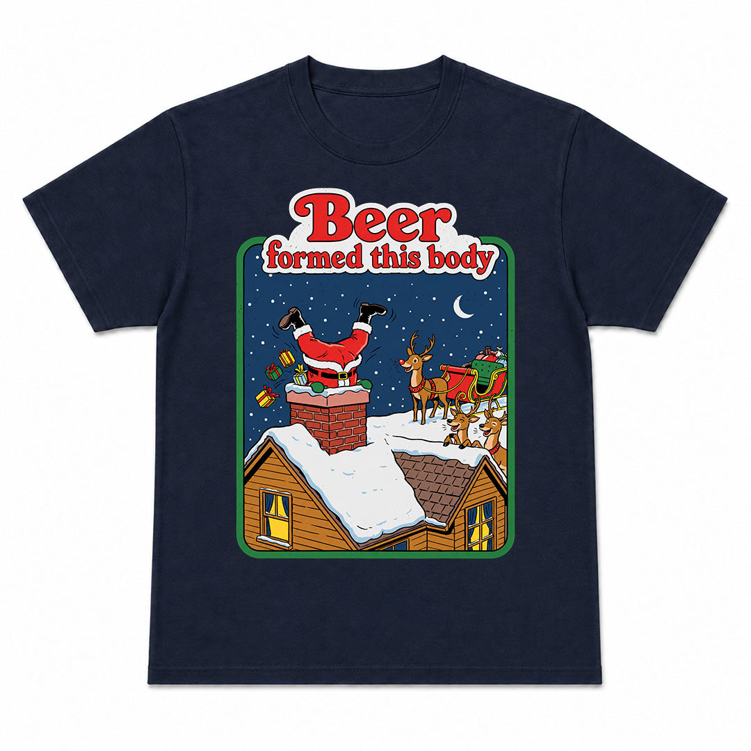 BEER FORMED THIS BODY - T-Shirt de Noël