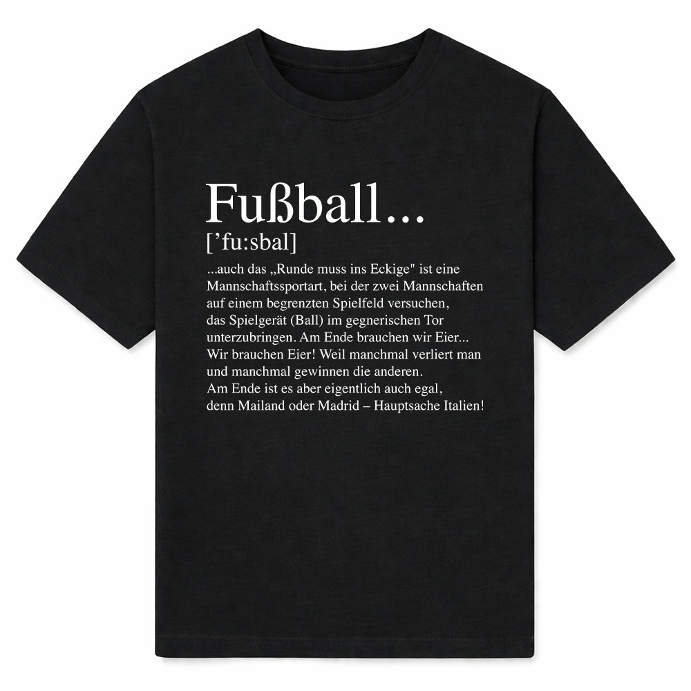 FUßBALL DEFINITION - Premium T-Shirt Unisex