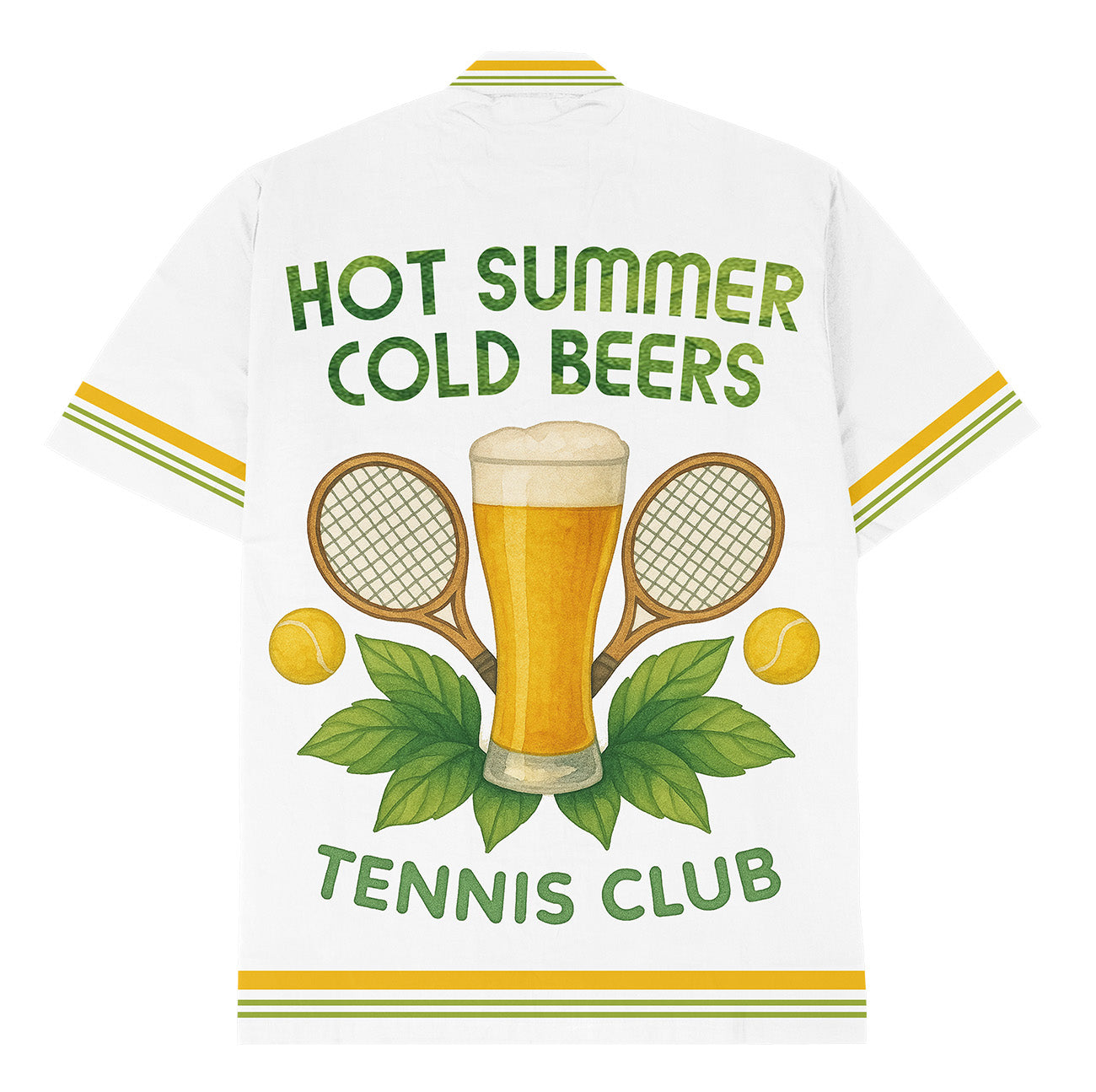 HOT SUMMER COLD BEERS - Hawaiian Shirt