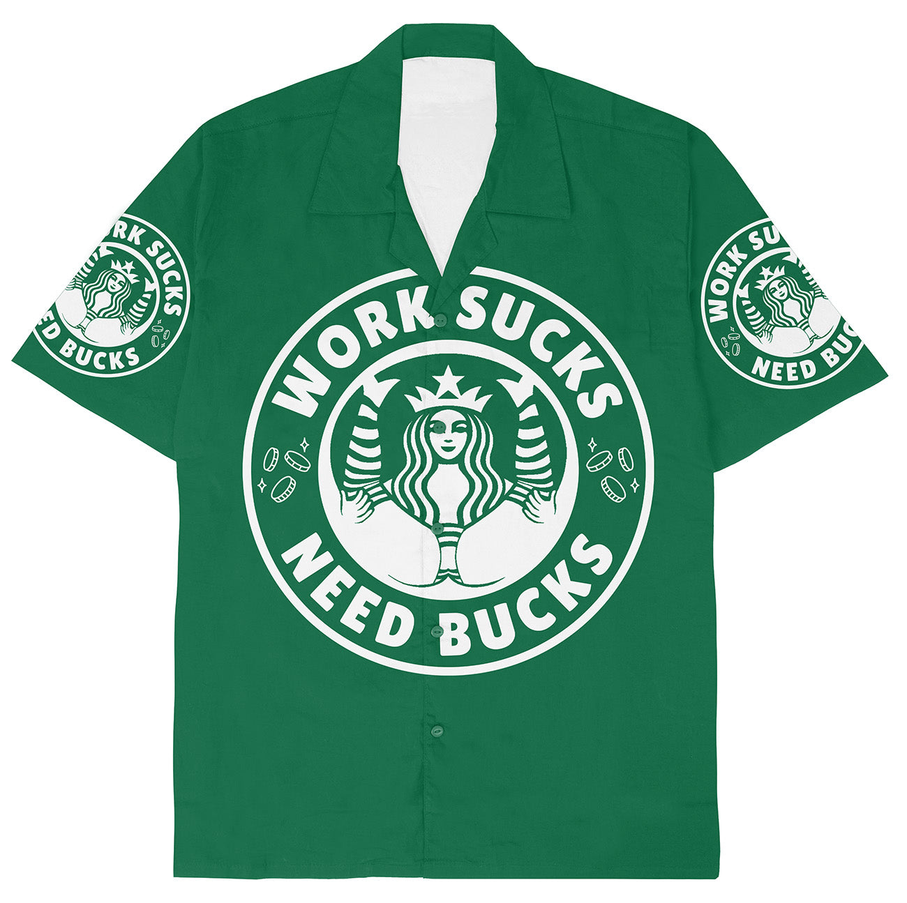 NEED BUCKS - Hawaiihemd