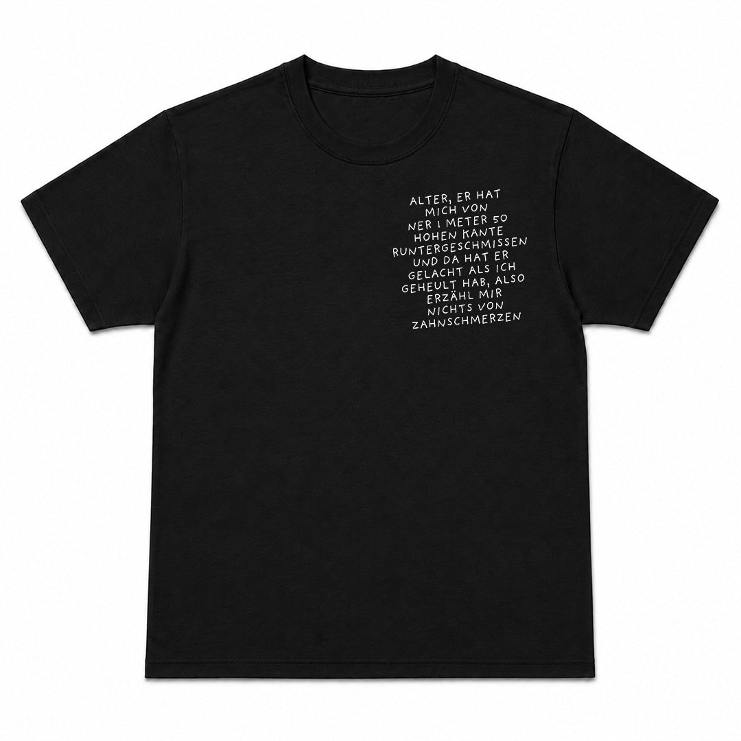 ZAHNSCHMERZEN - T-shirt Premium Unisex – Stampa sul petto