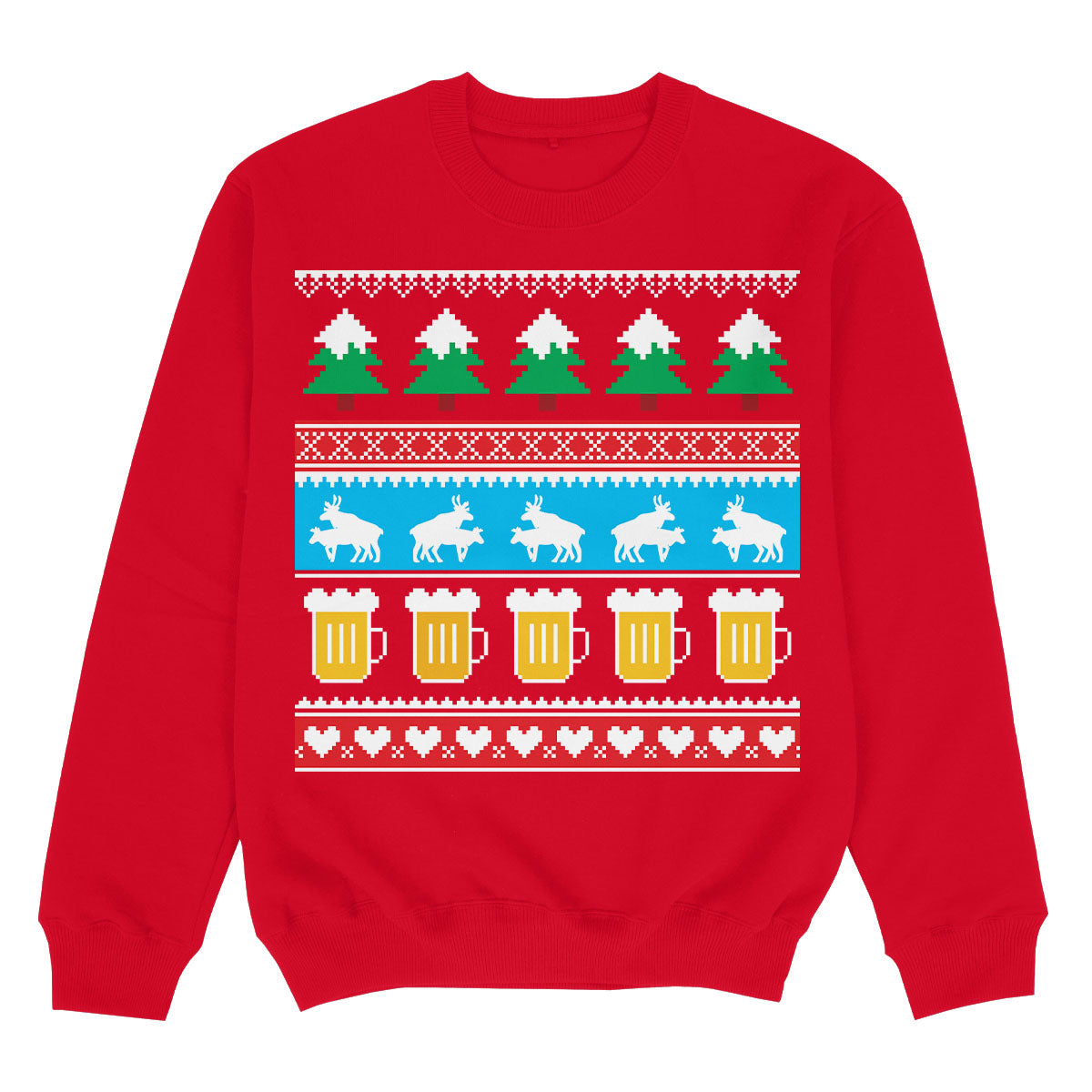REINDEER PATTERN - Premium Sweater