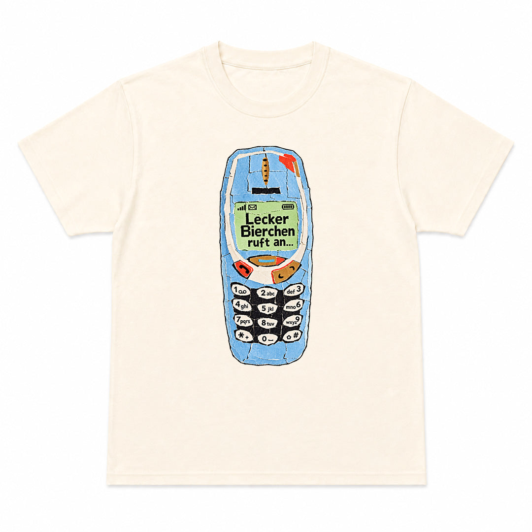 LECKER BIERCHEN RUFT AN - Premium Unisex T-Shirt