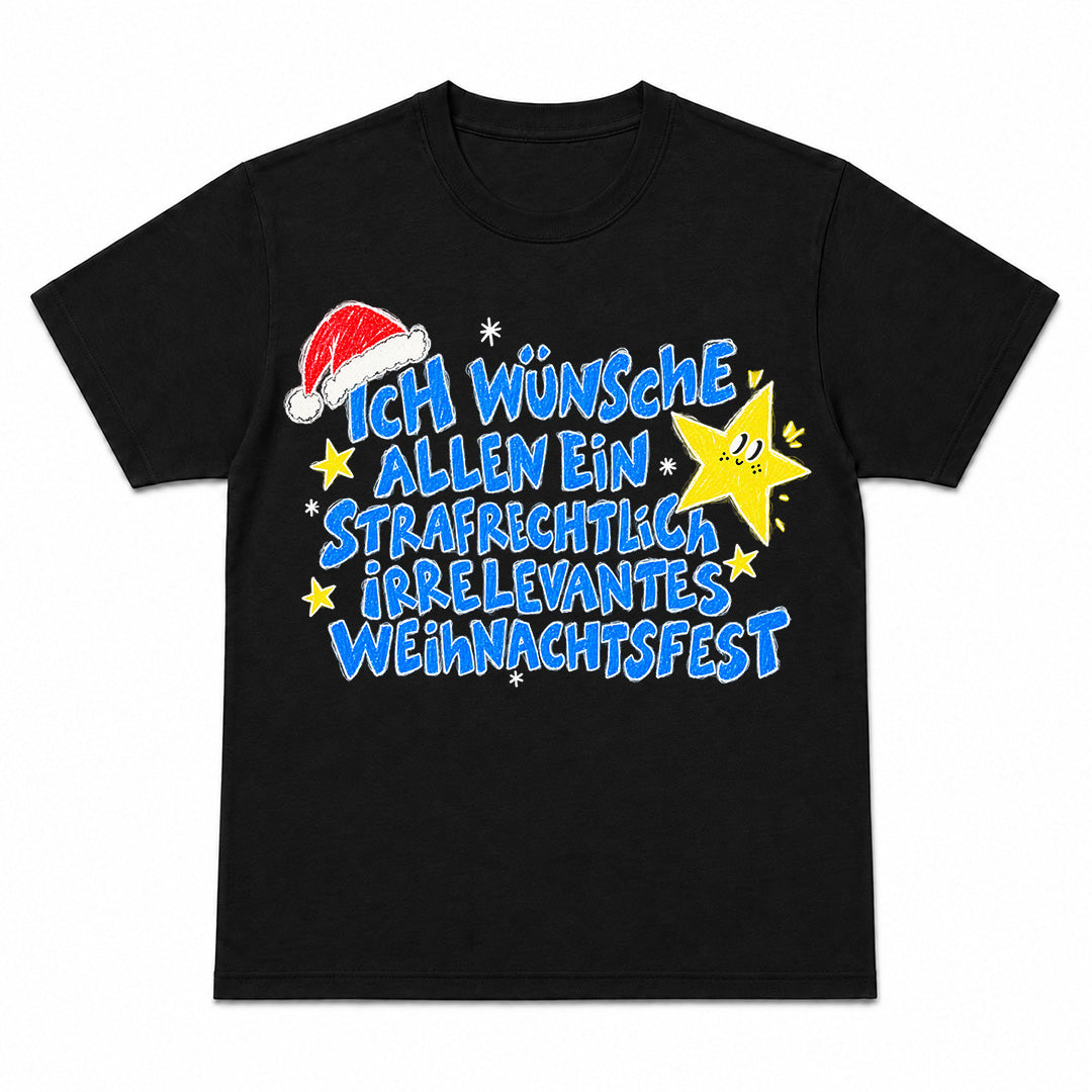 STRAFRECHTLICH IRRELEVANTES WEIHNACHTSFEST - Premium Unisex T-Shirt