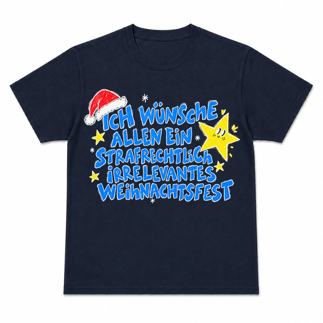 STRAFRECHTLICH IRRELEVANTES WEIHNACHTSFEST - Premium Unisex T-Shirt
