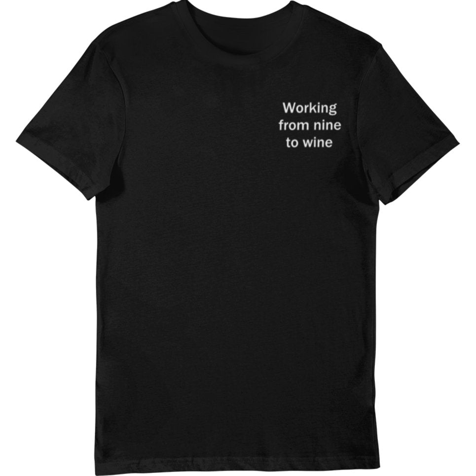Nine to wine - Bio Shirt Herren - Weinspirits
