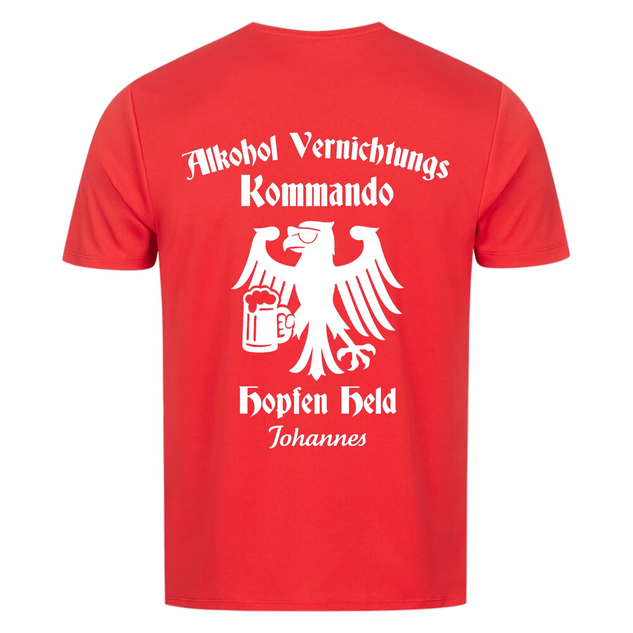 ALKOHOL VERNICHTUNGSKOMMANDO - Personalisierbares Sport Trikot