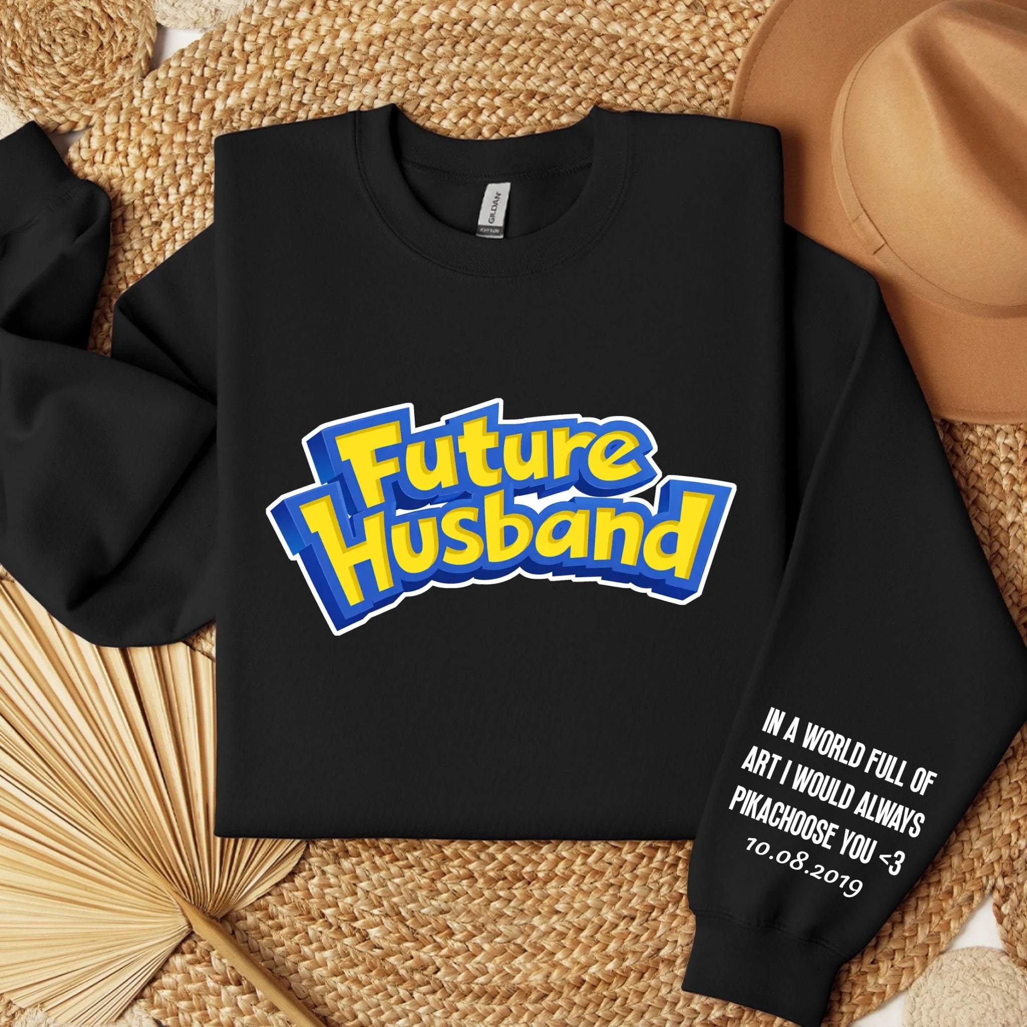 mockup sweater arm black 2