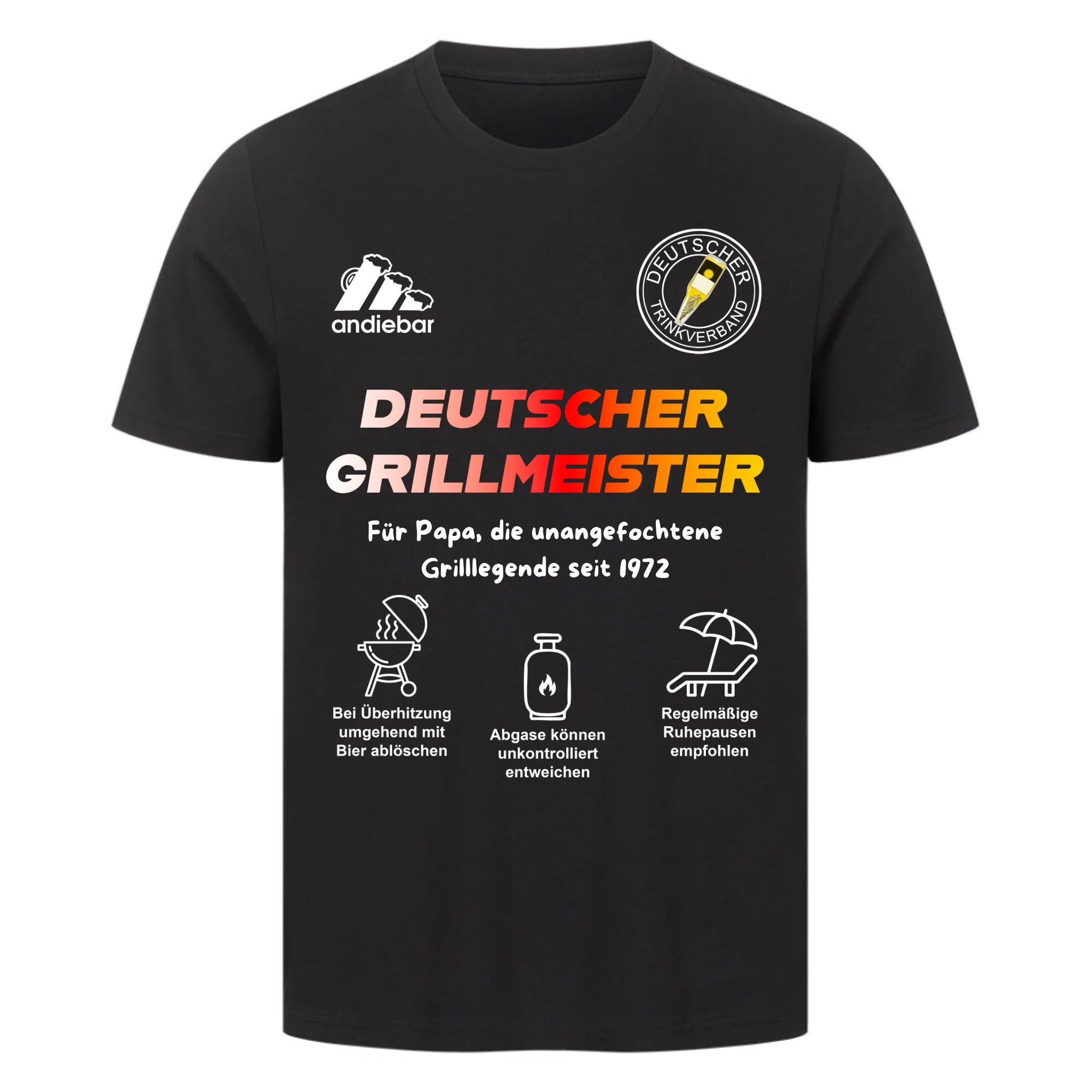DEUTSCHER GRILLMEISTER - Personalisierbares T-Shirt