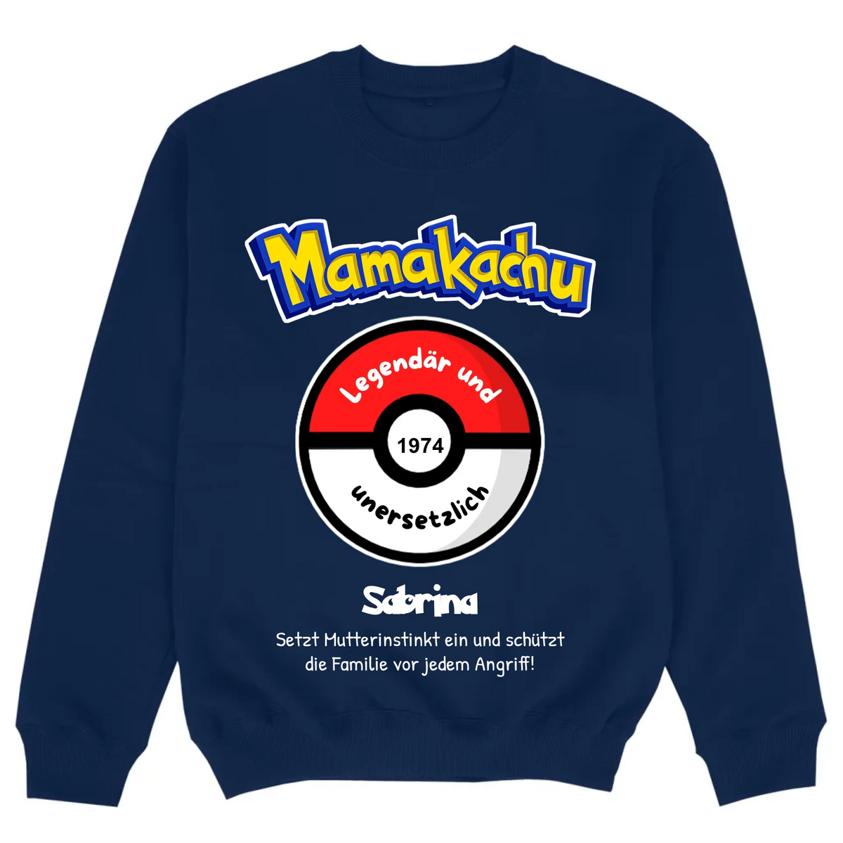 mockup sweater navy