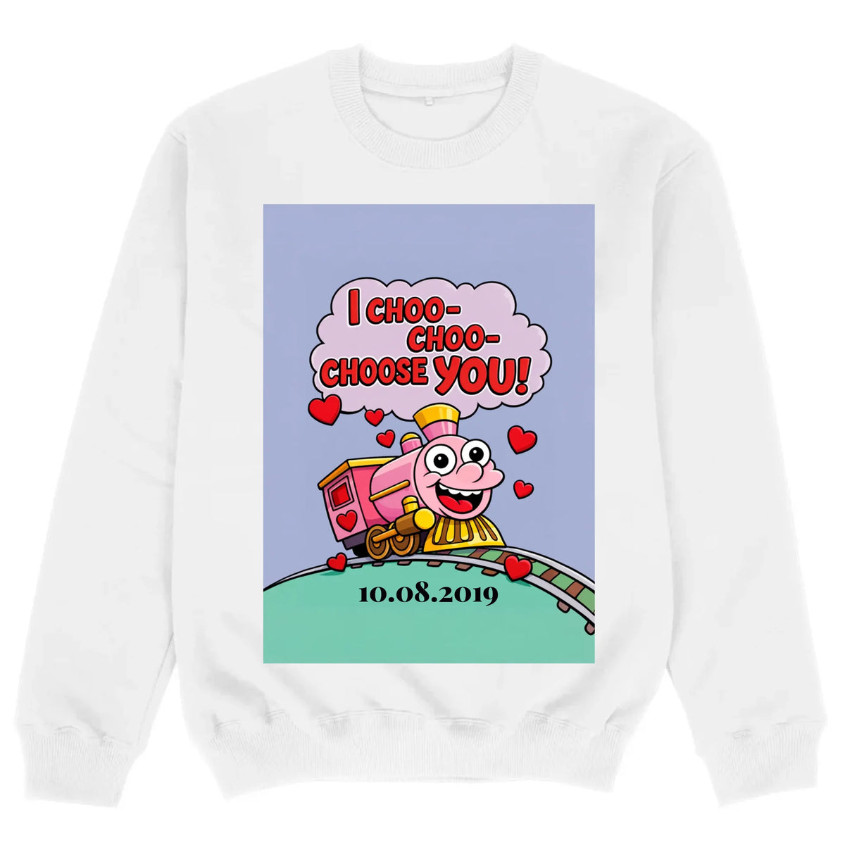 mockup sweater white
