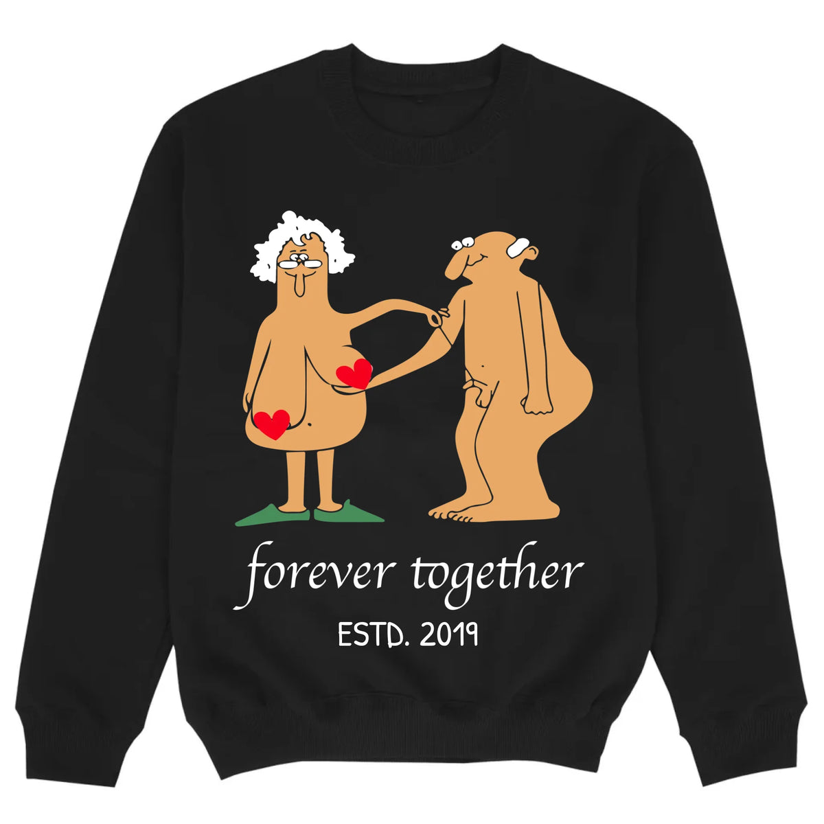 mockup sweater black