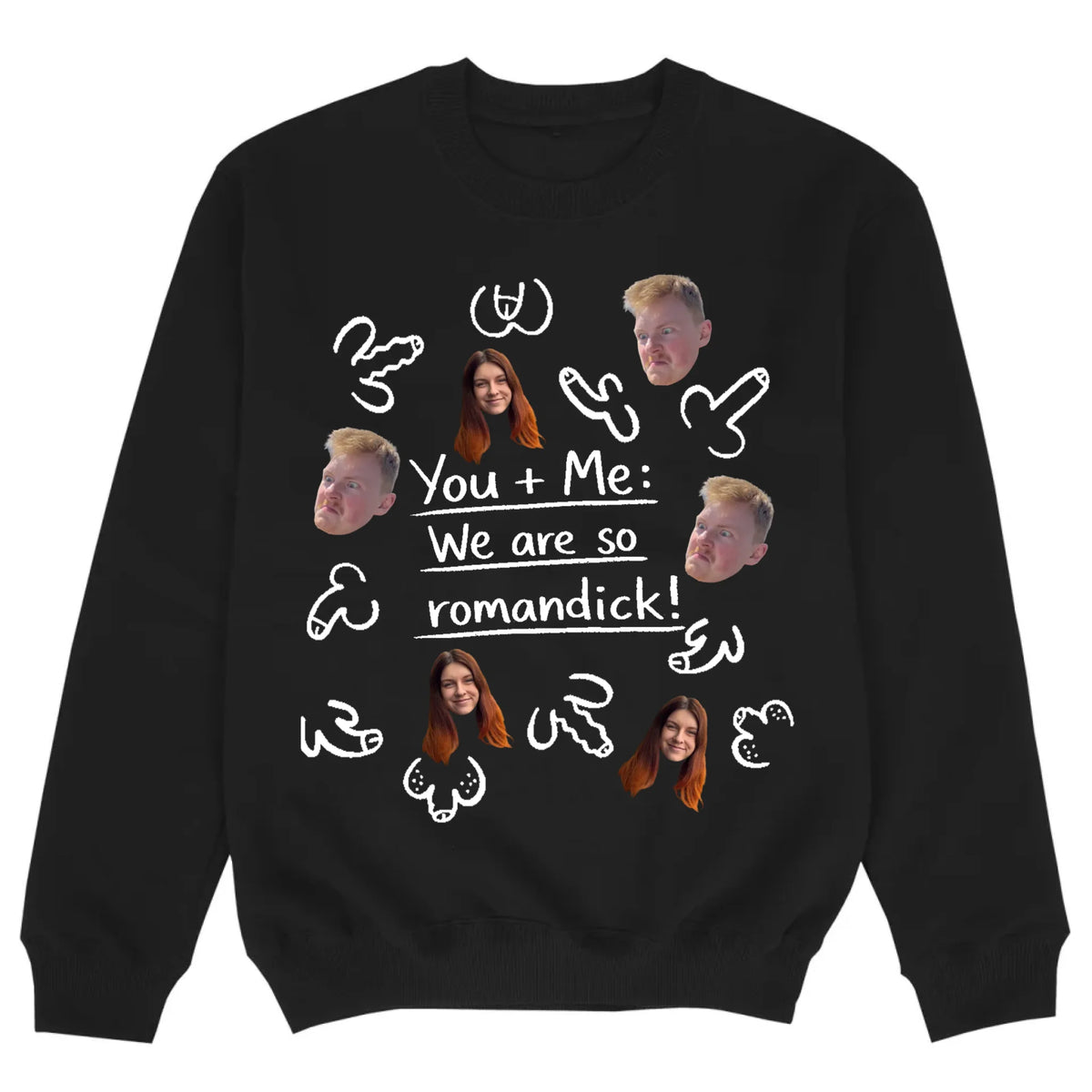 mockup sweater black