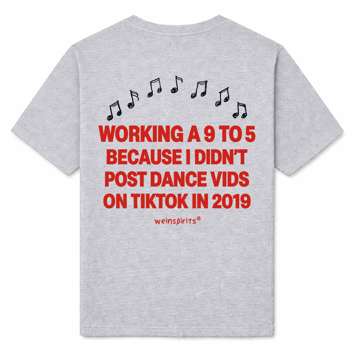 9 TO 5 DANCE VIDS - Premium T-Shirt Backprint
