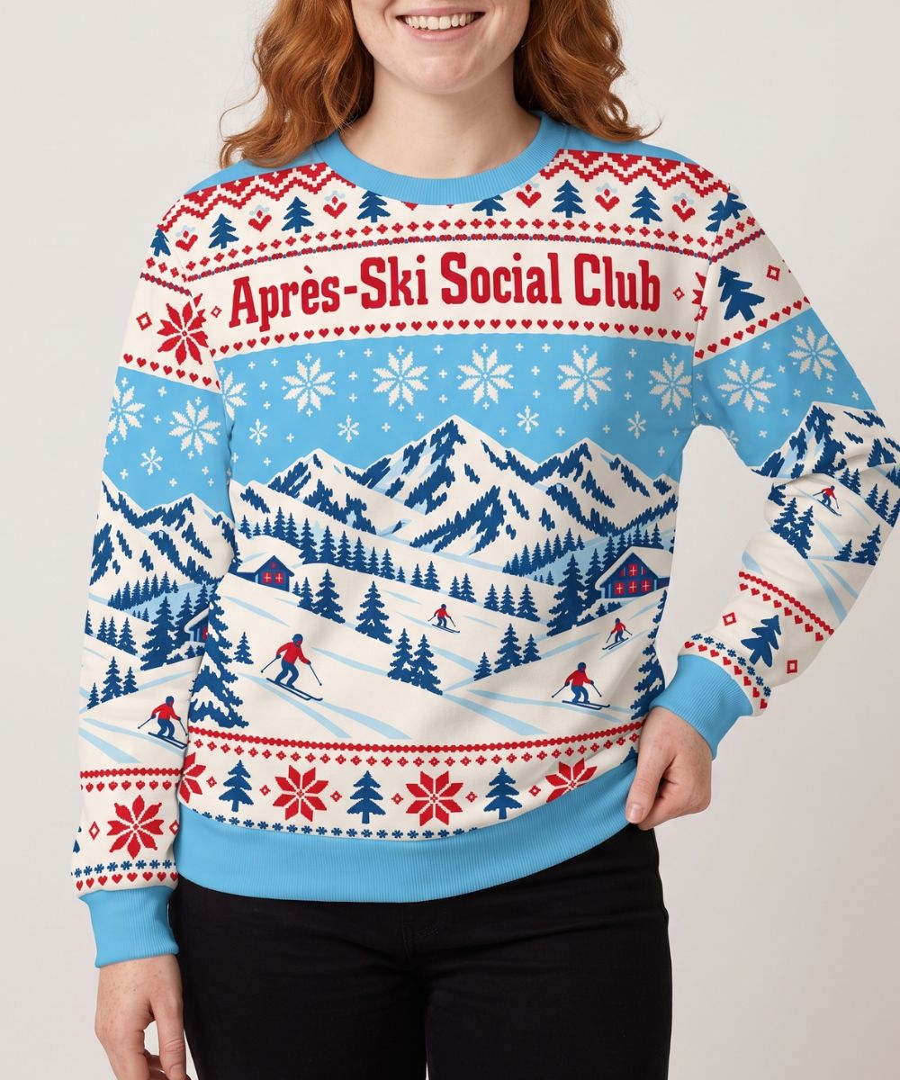 APRES SKI SOCIAL CLUB - Signature Christmas Sweater