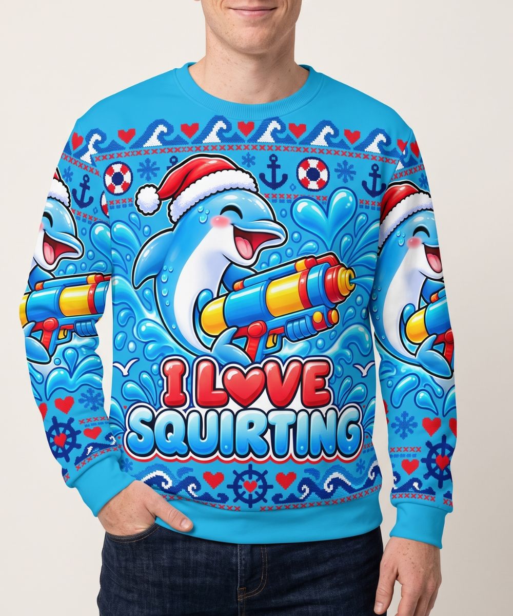 I LOVE SQUIRTING - Signature Christmas Sweater