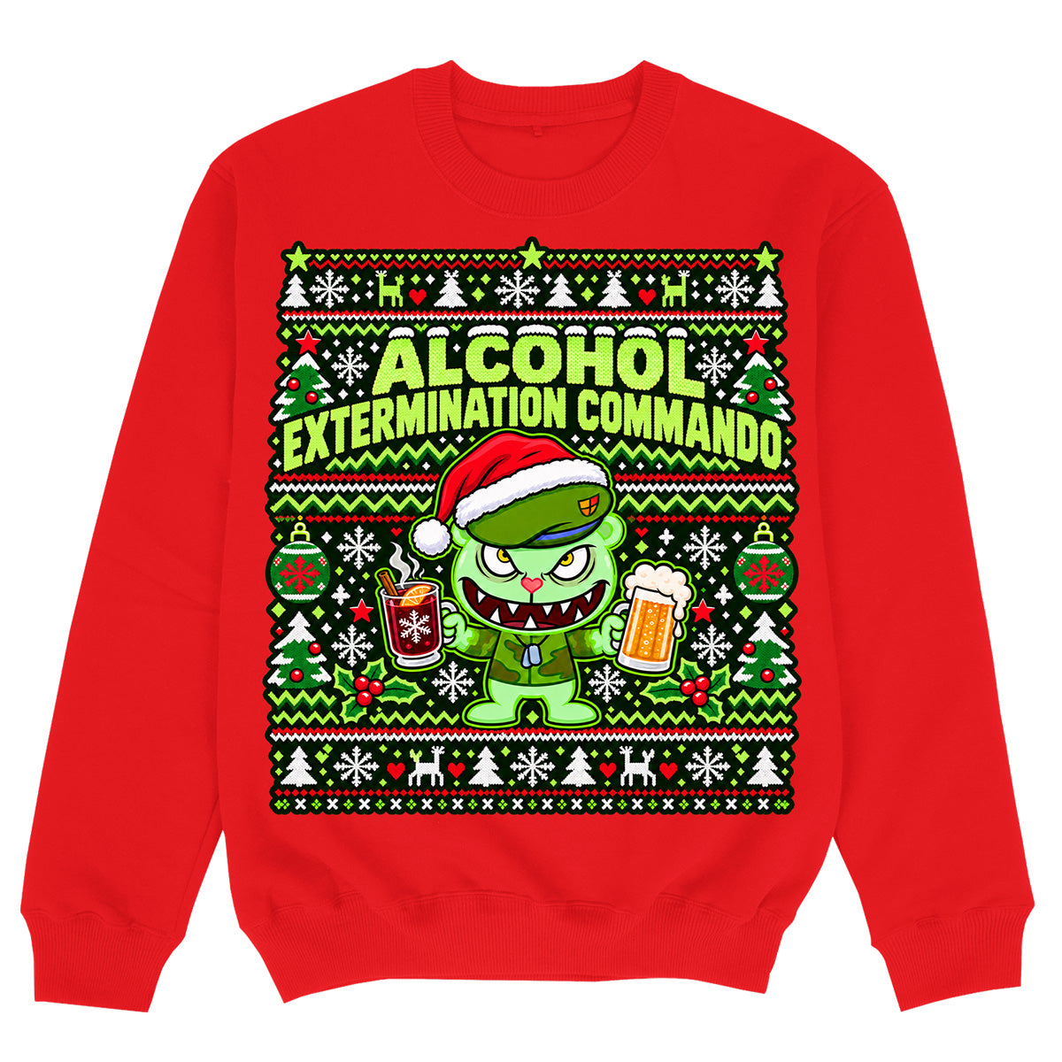 ALCOHOL COMMANDO - Premium Sweater