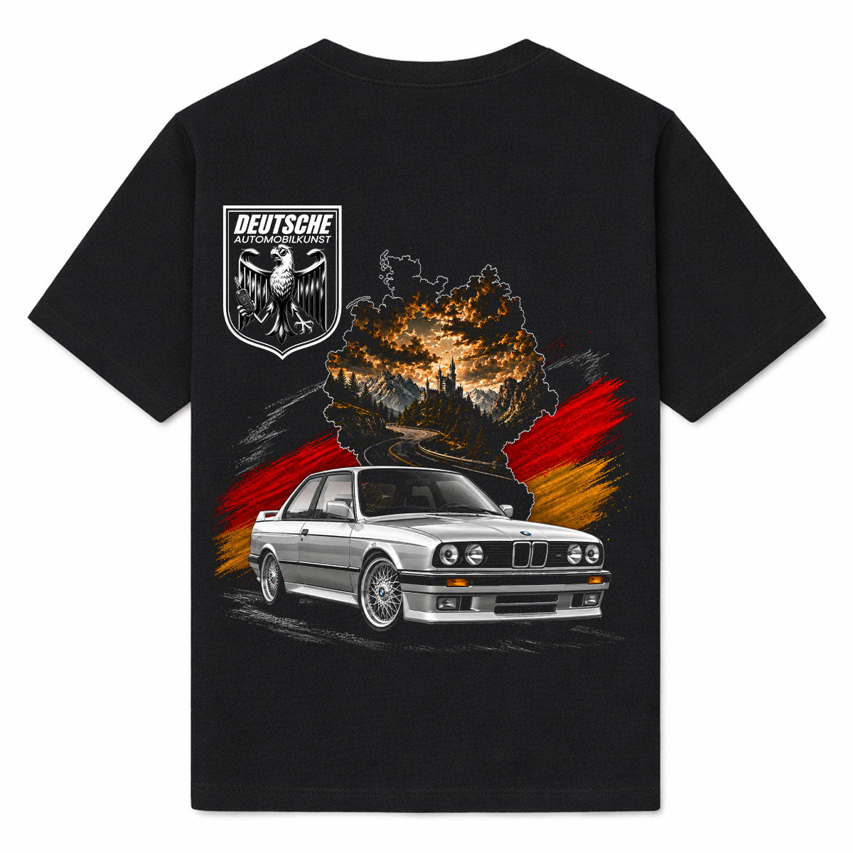 AUTOMOBILKUNST BMW - Premium T-Shirt Backprint