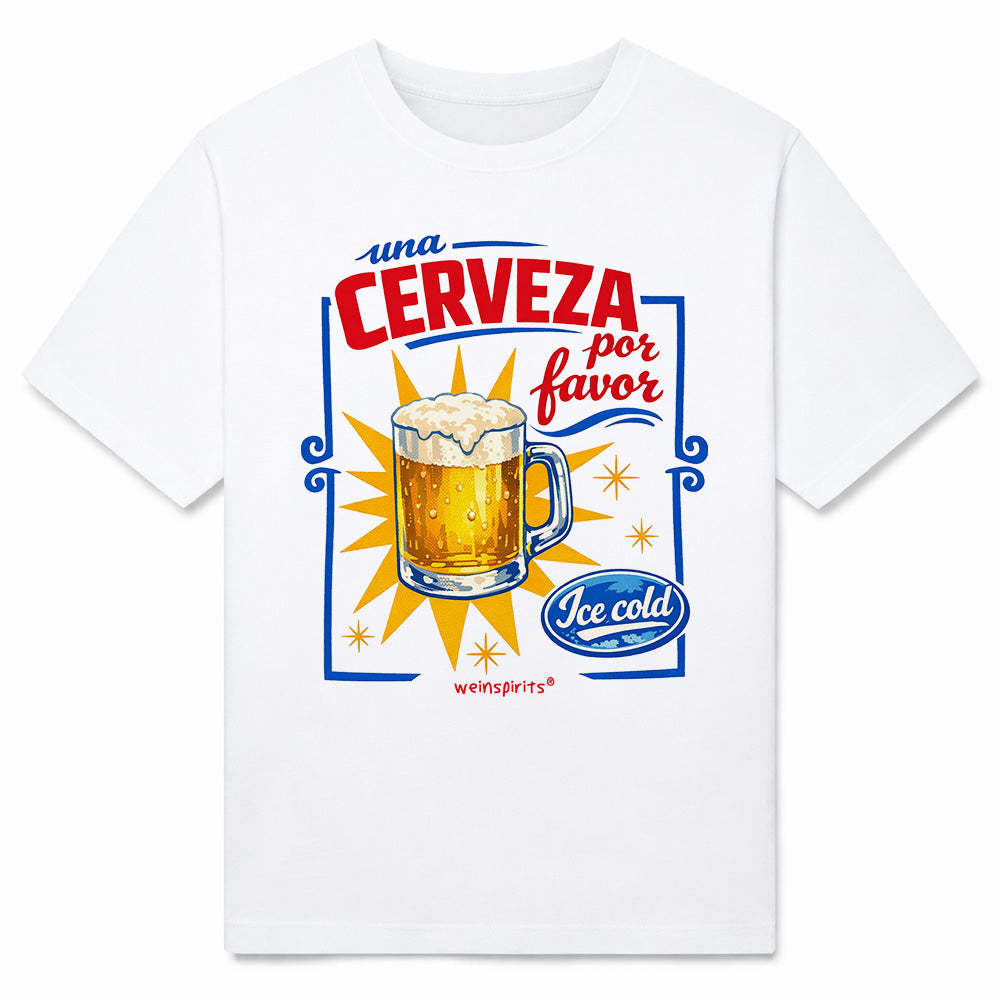 UNA CERVEZA POR FAVOR - Premium T-Shirt Unisex