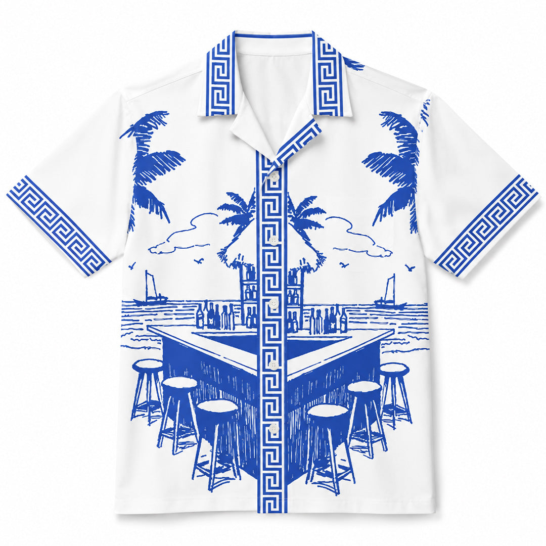 DAYDREAM AT THE BAR - Premium Hawaiihemd