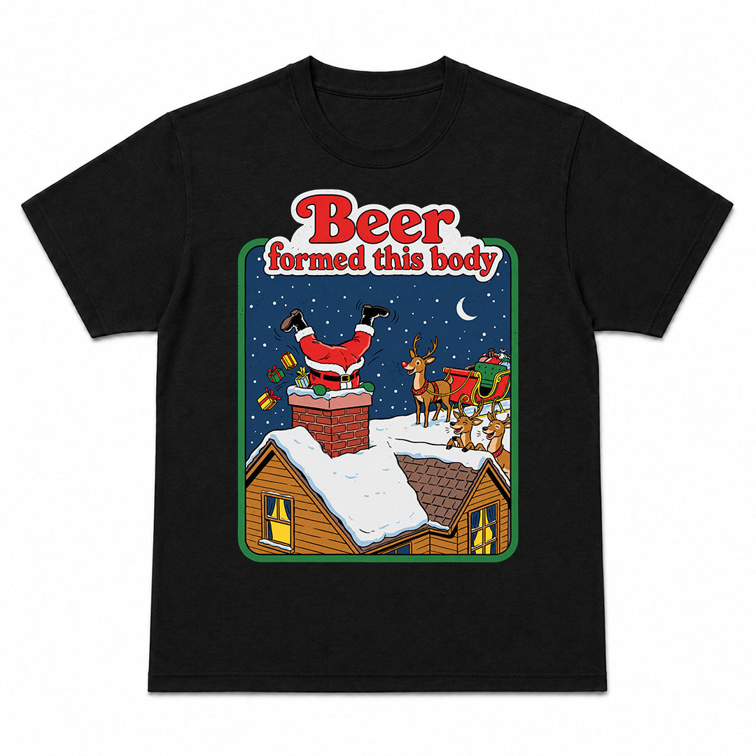 BEER FORMED THIS BODY - Camiseta Navideña