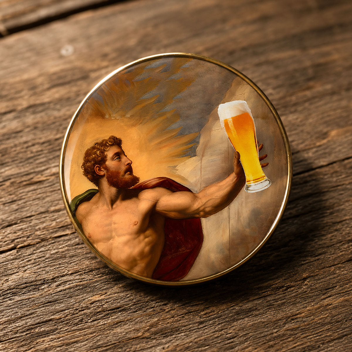 GEMÄLDE WEIßBIER - Trachten-Anstecker