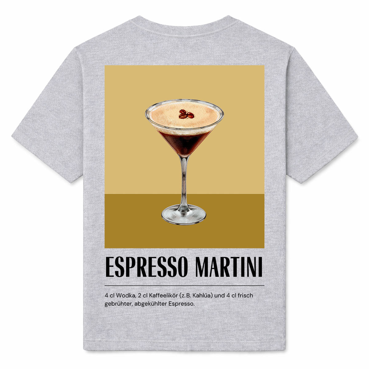 ESPRESSO MARTINI - Premium T-Shirt Backprint