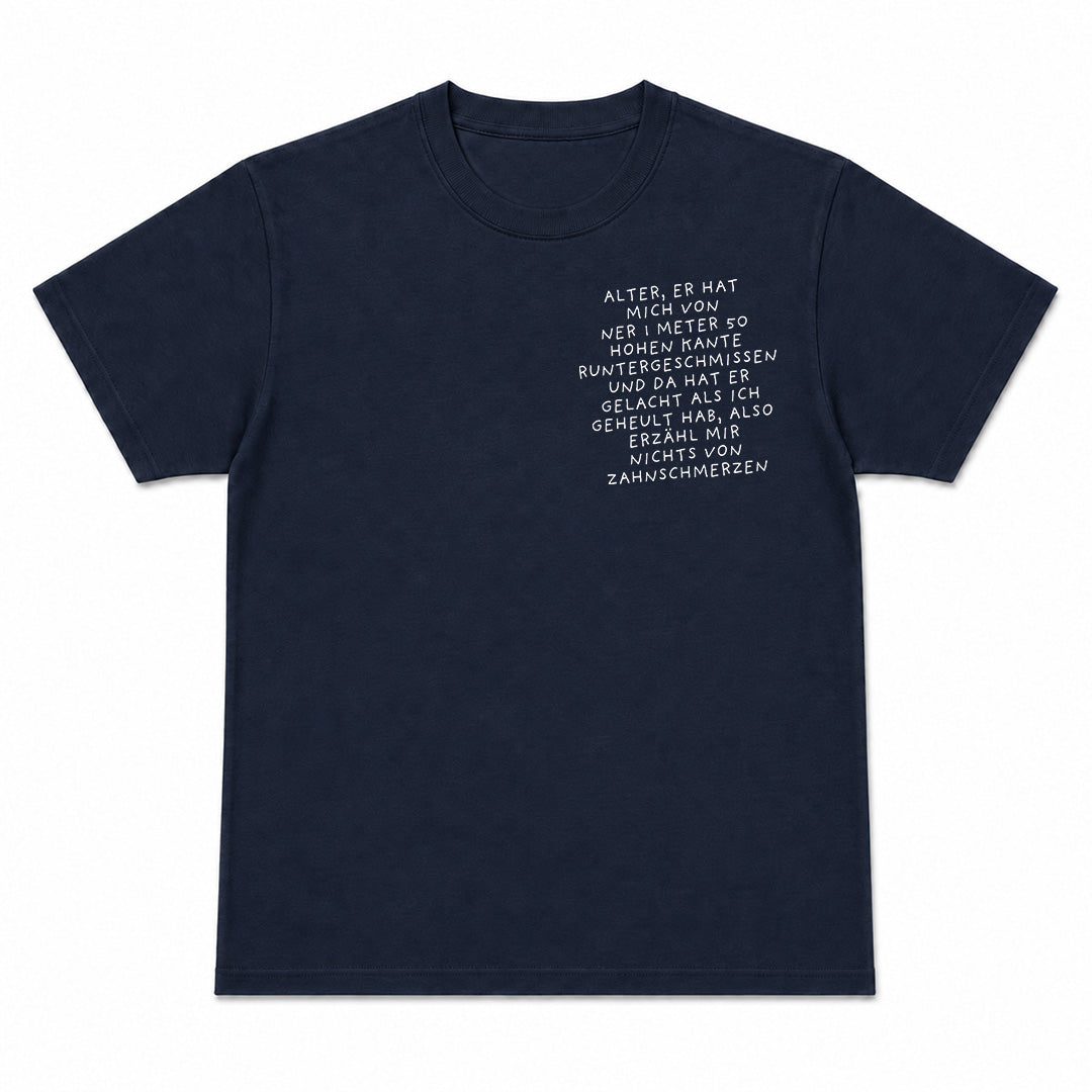 ZAHNSCHMERZEN - T-shirt Premium Unisex – Stampa sul petto