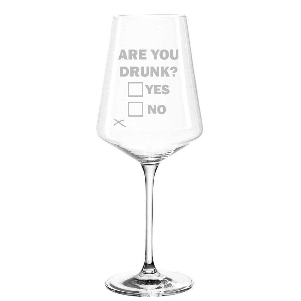 ARE YOU DRUNK - Premium Weinglas