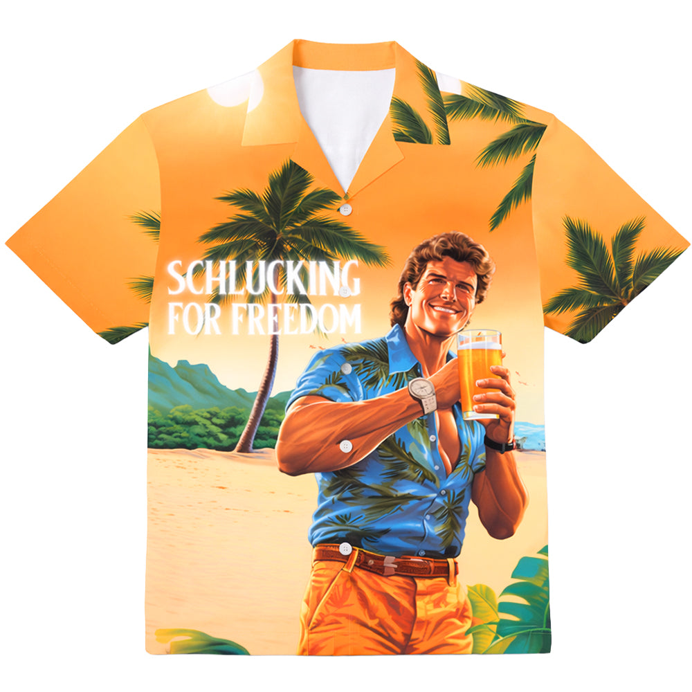 SCHLUCKING FOR FREEDOM - Premium Hawaiihemd