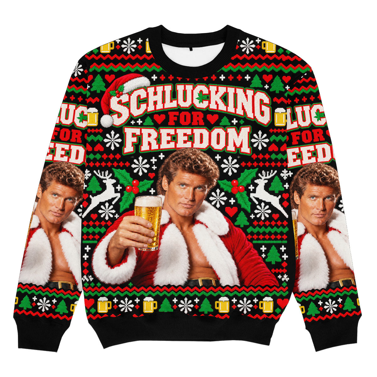 SCHLUCKING FOR FREEDOM - Signature Christmas Sweater