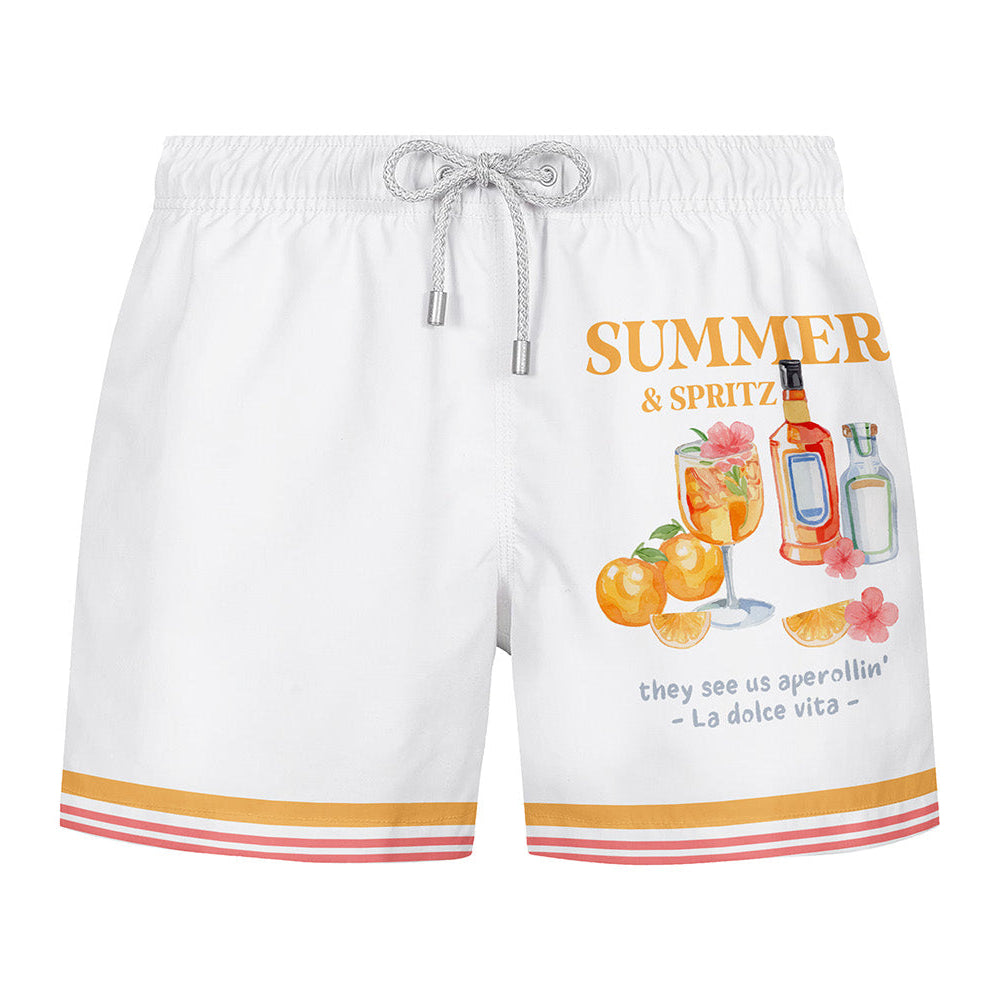 SUMMER & SPRITZ DOLCE VITA - Premium Badeshort Fullprint