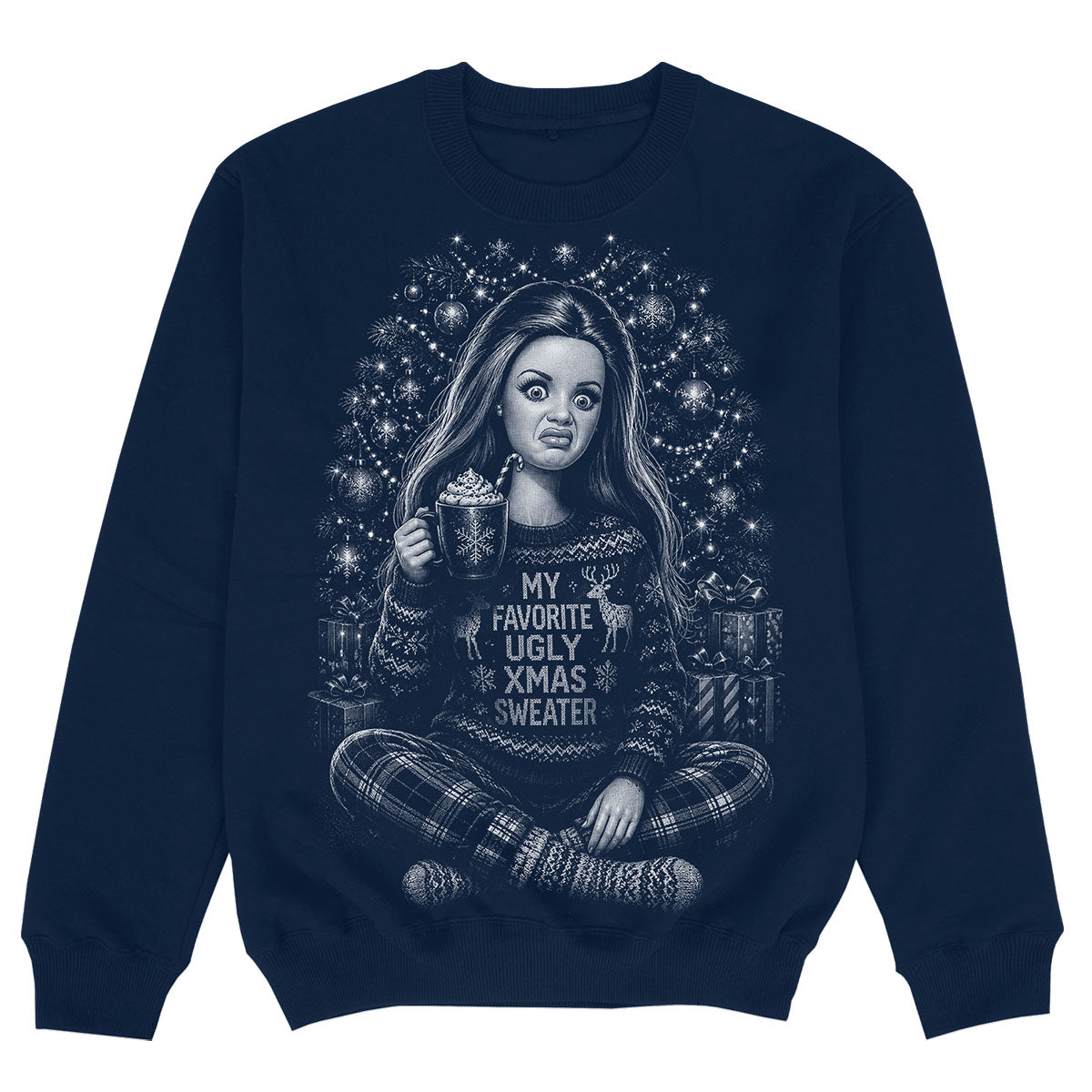FAVORITE UGLY CHRISTMAS SWEATER - Sudadera Premium