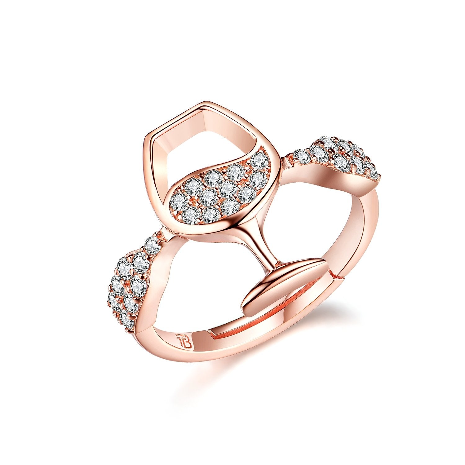 WEINLIEBE - Ring roségold - Weinspirits